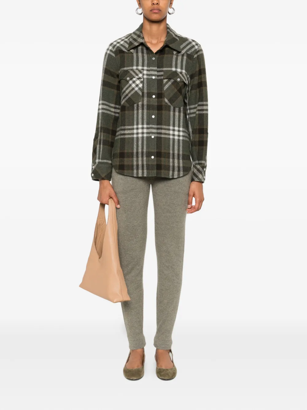kujten checked cashmere shirt | Shirts | Image 2