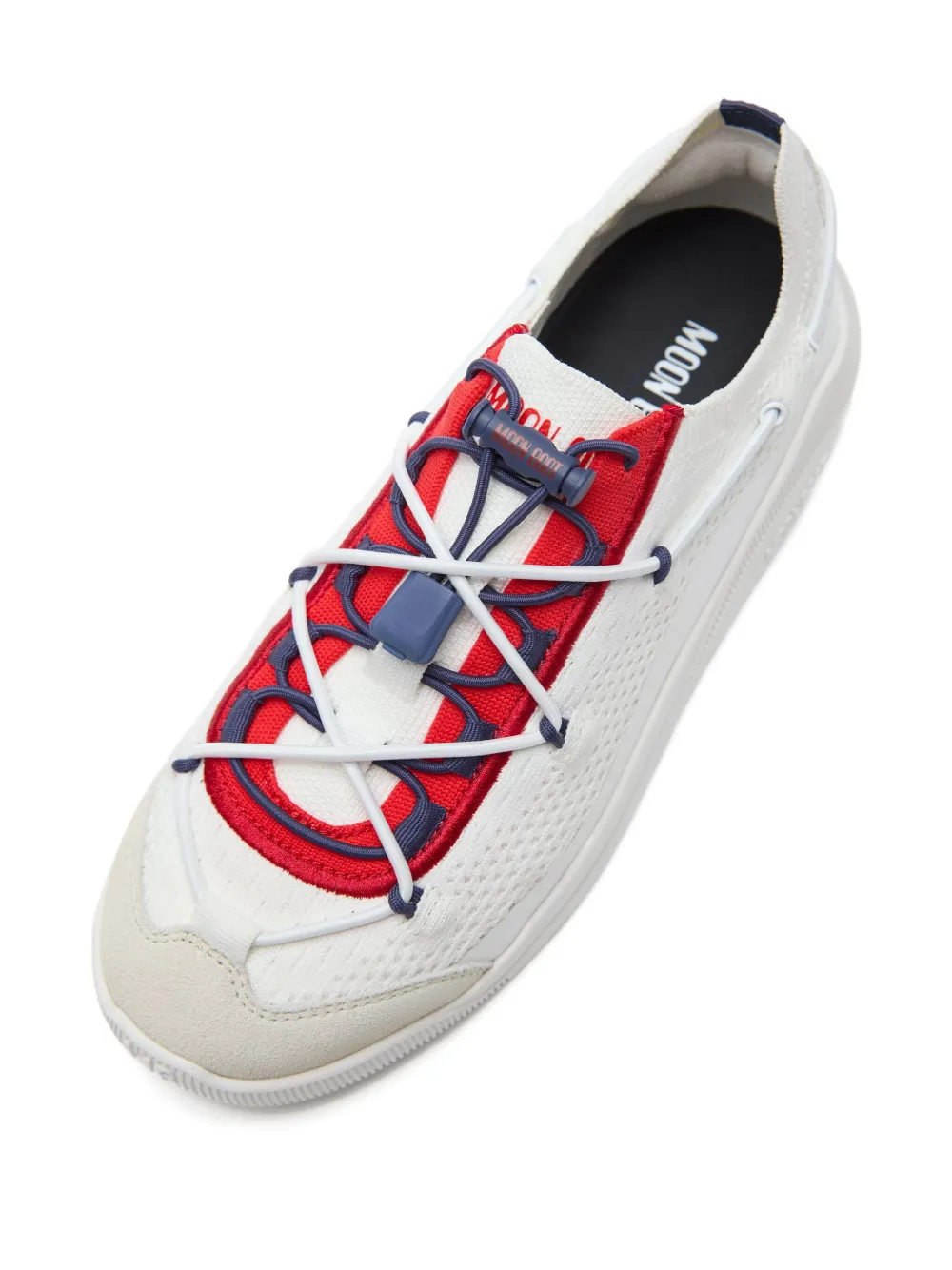 Moon Boot Moonlight gebreide low-top sneakers Wit