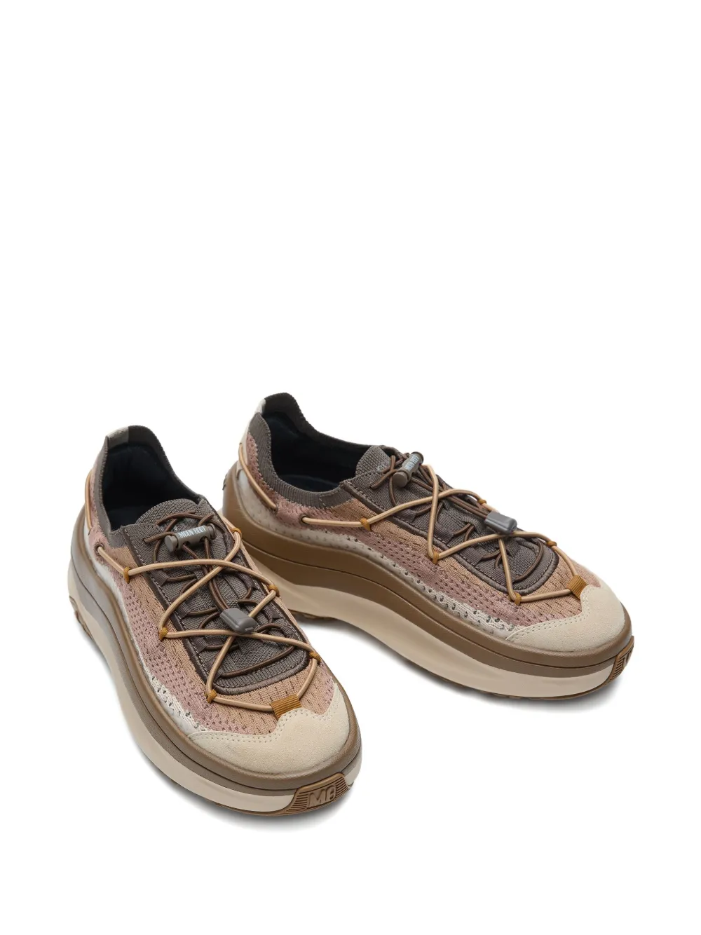 Moon Boot Moon247 gebreide sneakers Bruin