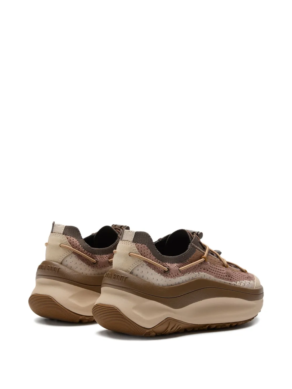 Moon Boot Moon247 gebreide sneakers Bruin