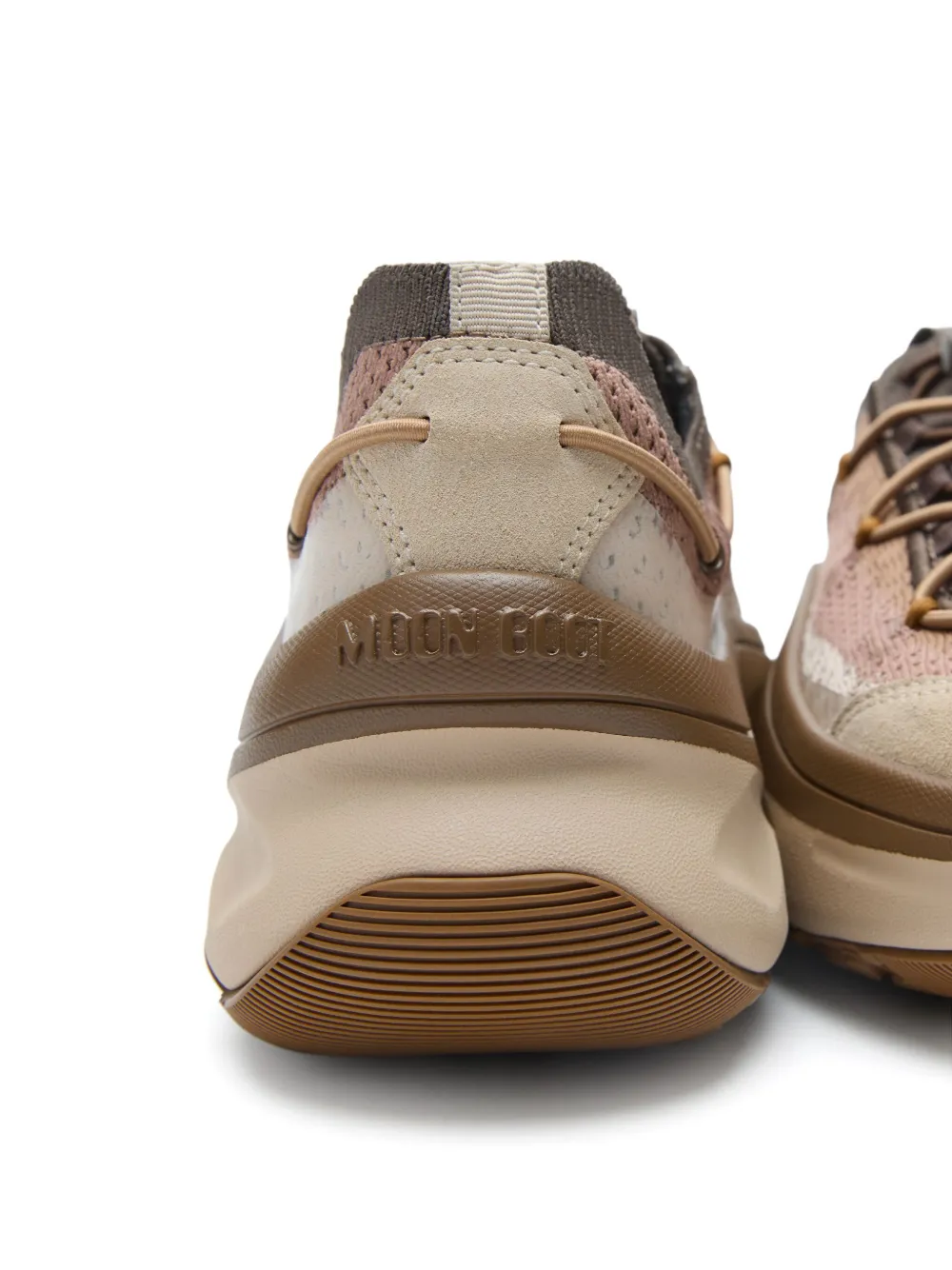 Moon Boot Moon247 gebreide sneakers Bruin