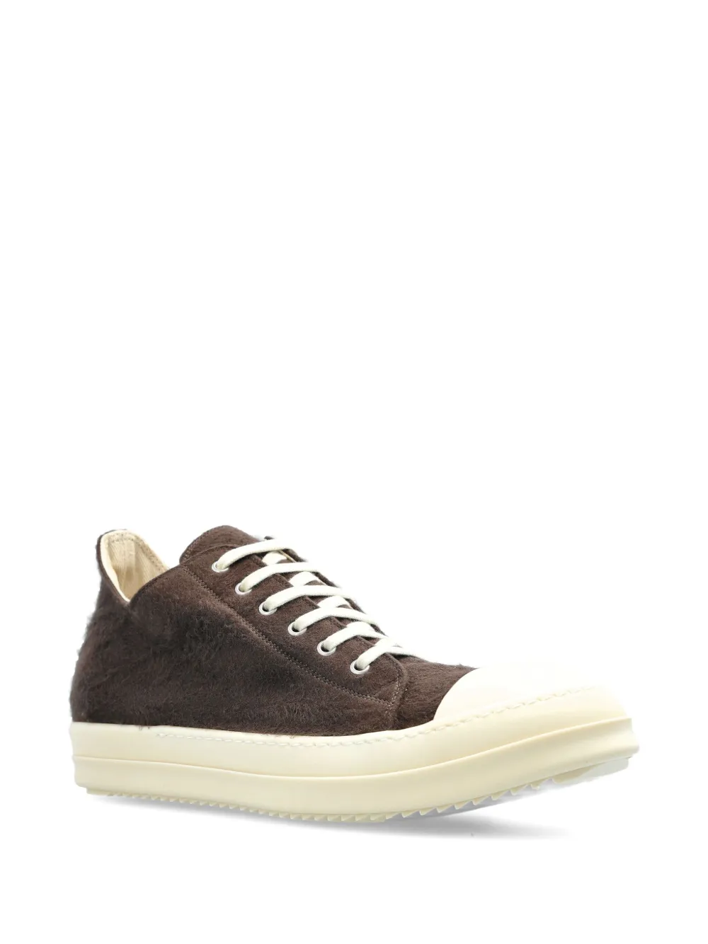 Rick Owens DRKSHDW Furry low-top sneakers Bruin