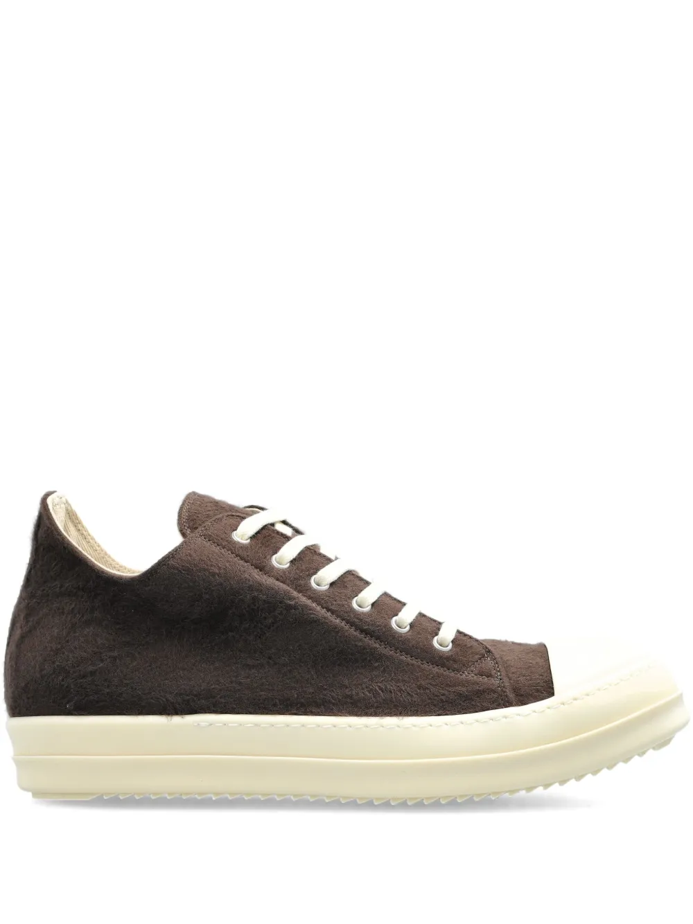 Rick Owens DRKSHDW Furry low-top sneakers Bruin
