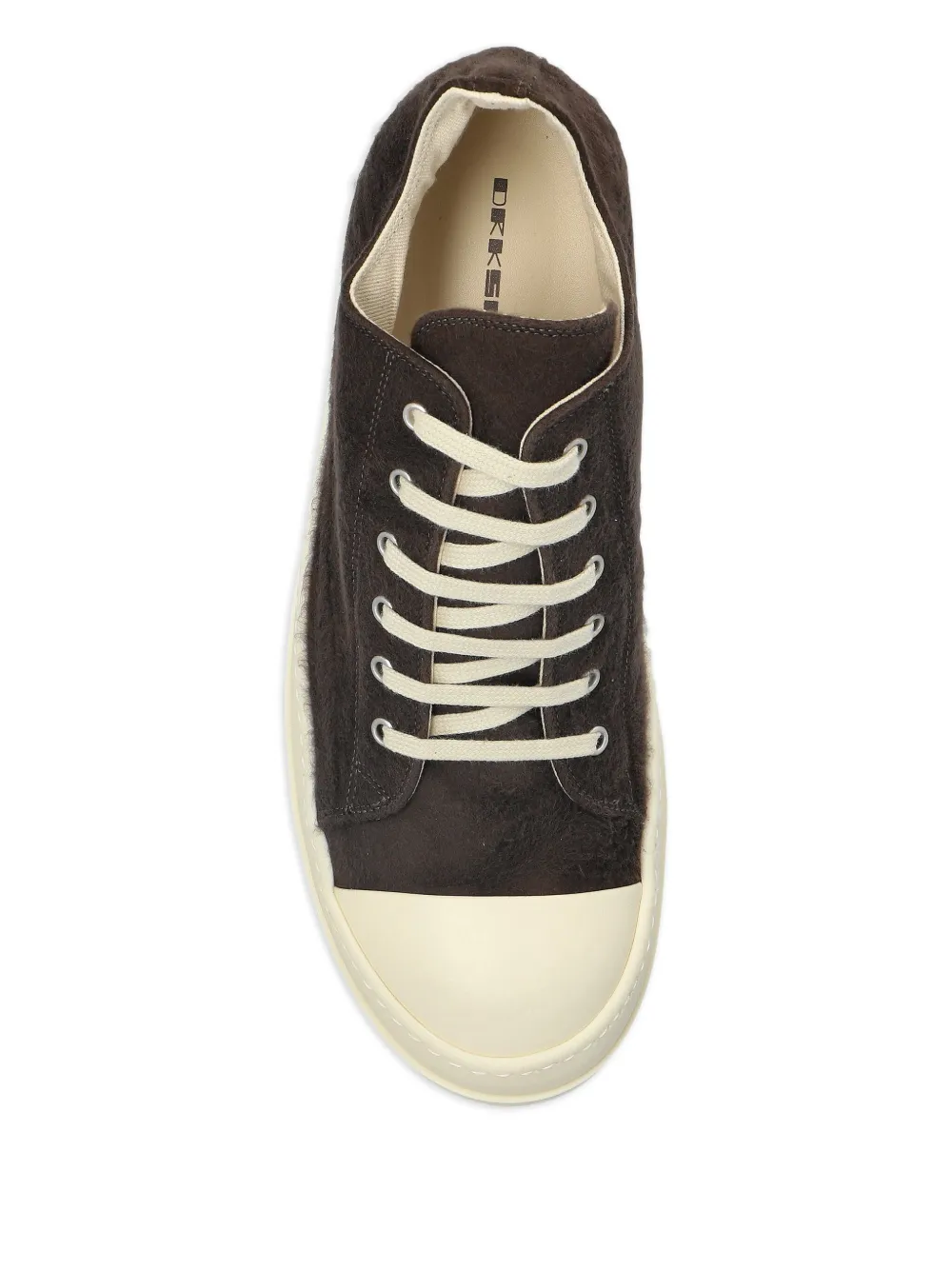 Rick Owens DRKSHDW Furry low-top sneakers Bruin
