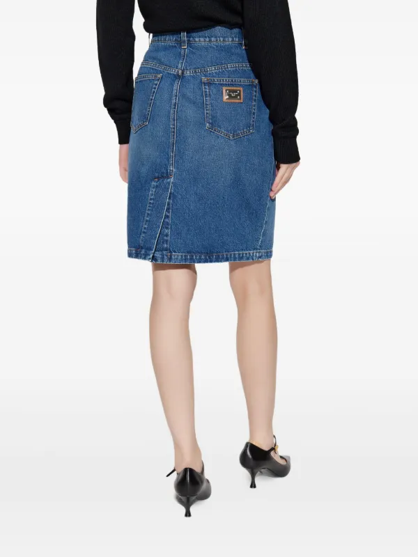 デニムミニスカート DOLCE&GABBANA Dolce & Gabbana ミニデニムスカート | ブルー | FARFETCH JP