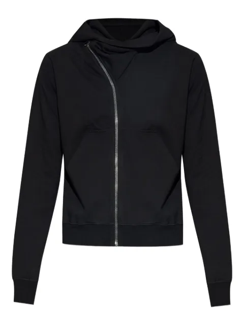 Rick Owens DRKSHDW 不对称拉链连帽衫