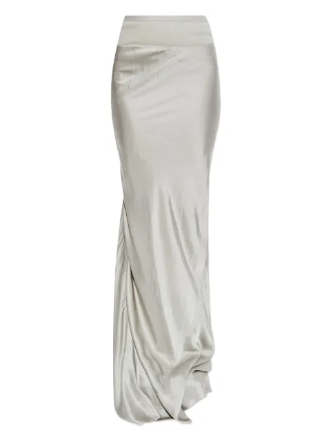 Rick Owens ribbed-waistband skirt