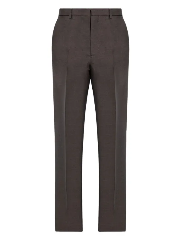 Tod's Fine Wool Trousers in Brown