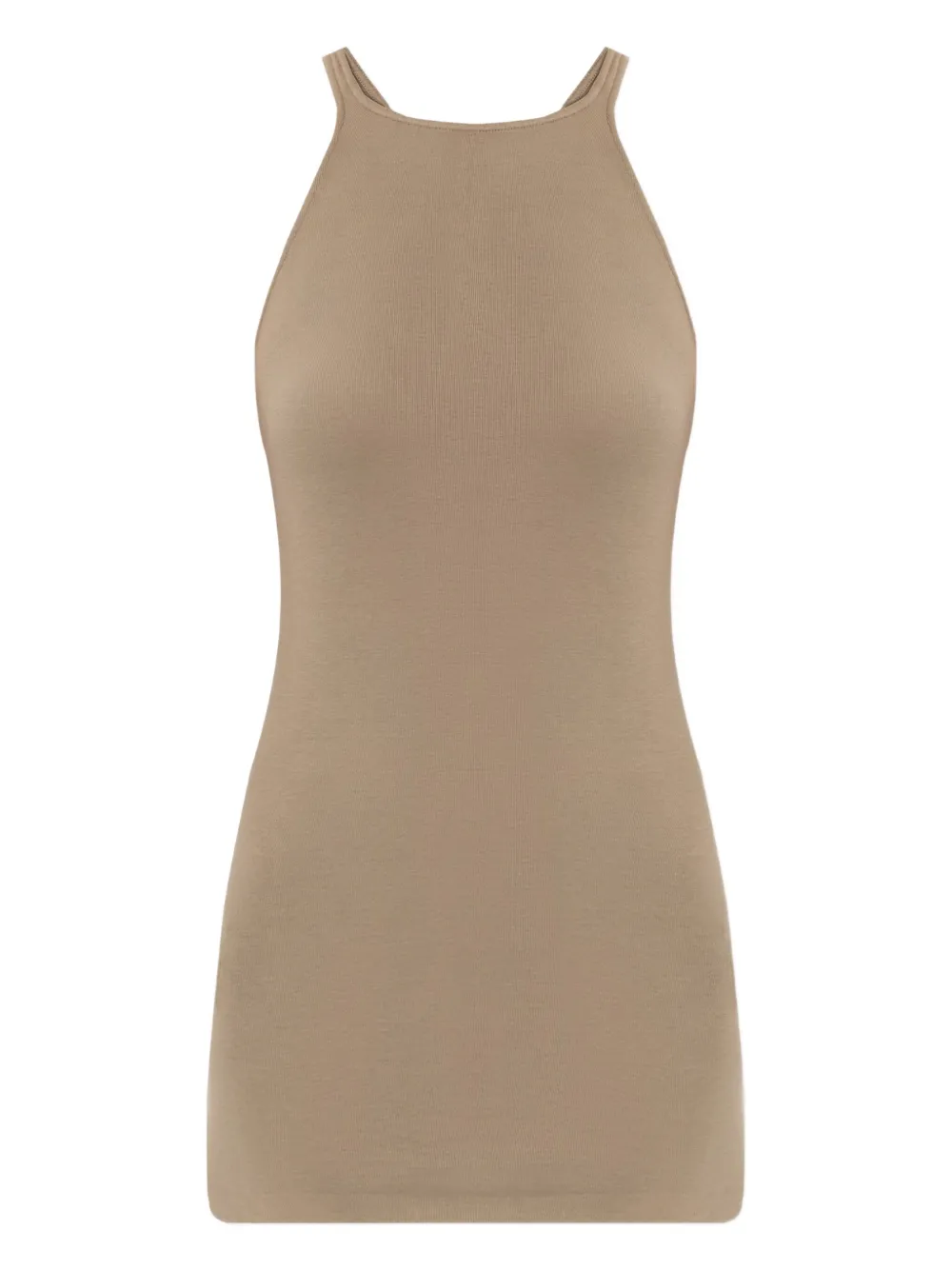 Rick Owens DRKSHDW ribbed racer-back tank top | Neutrals | Image 1