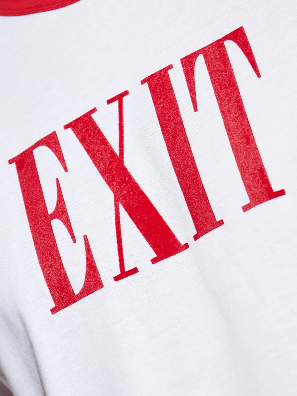 Dolce & Gabbana Graphic Print Crew Neck T-shirt With Contrast Trim In White
