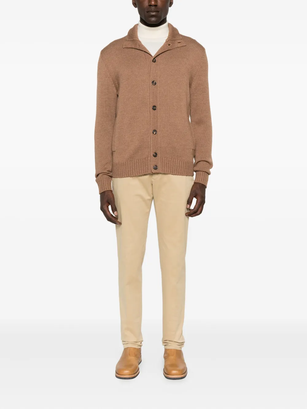 Incotex Katoenen broek Beige