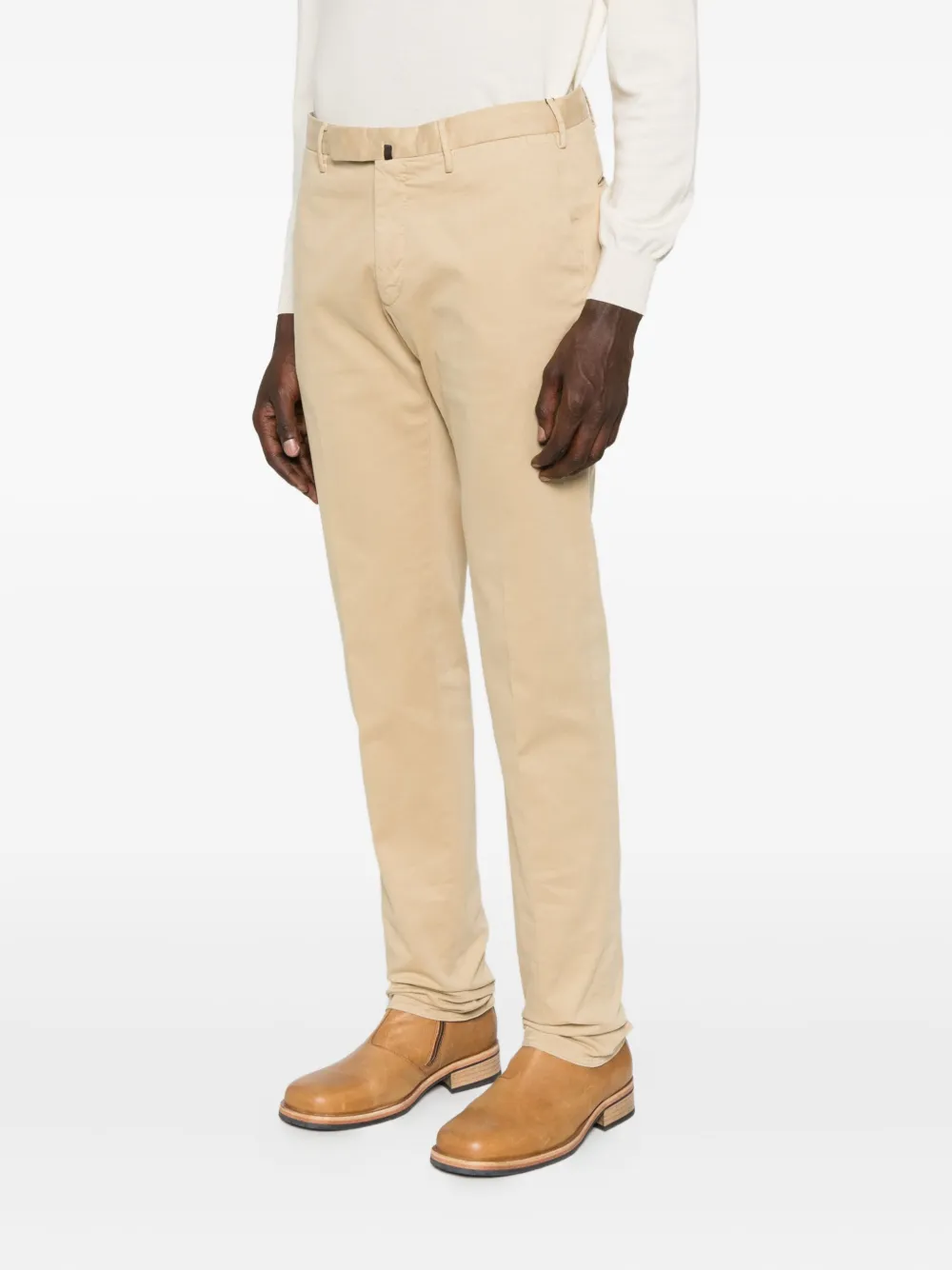 Incotex Katoenen broek Beige
