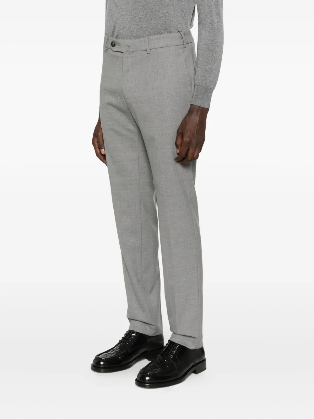 Incotex Broek met knoopsluiting Grijs