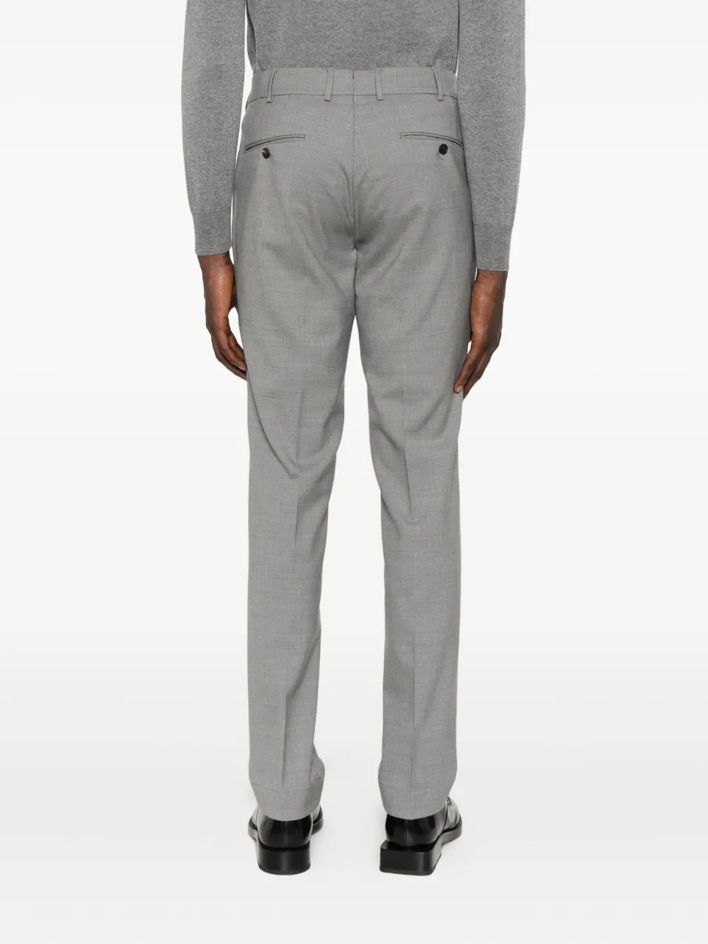 Incotex Broek met knoopsluiting Grijs