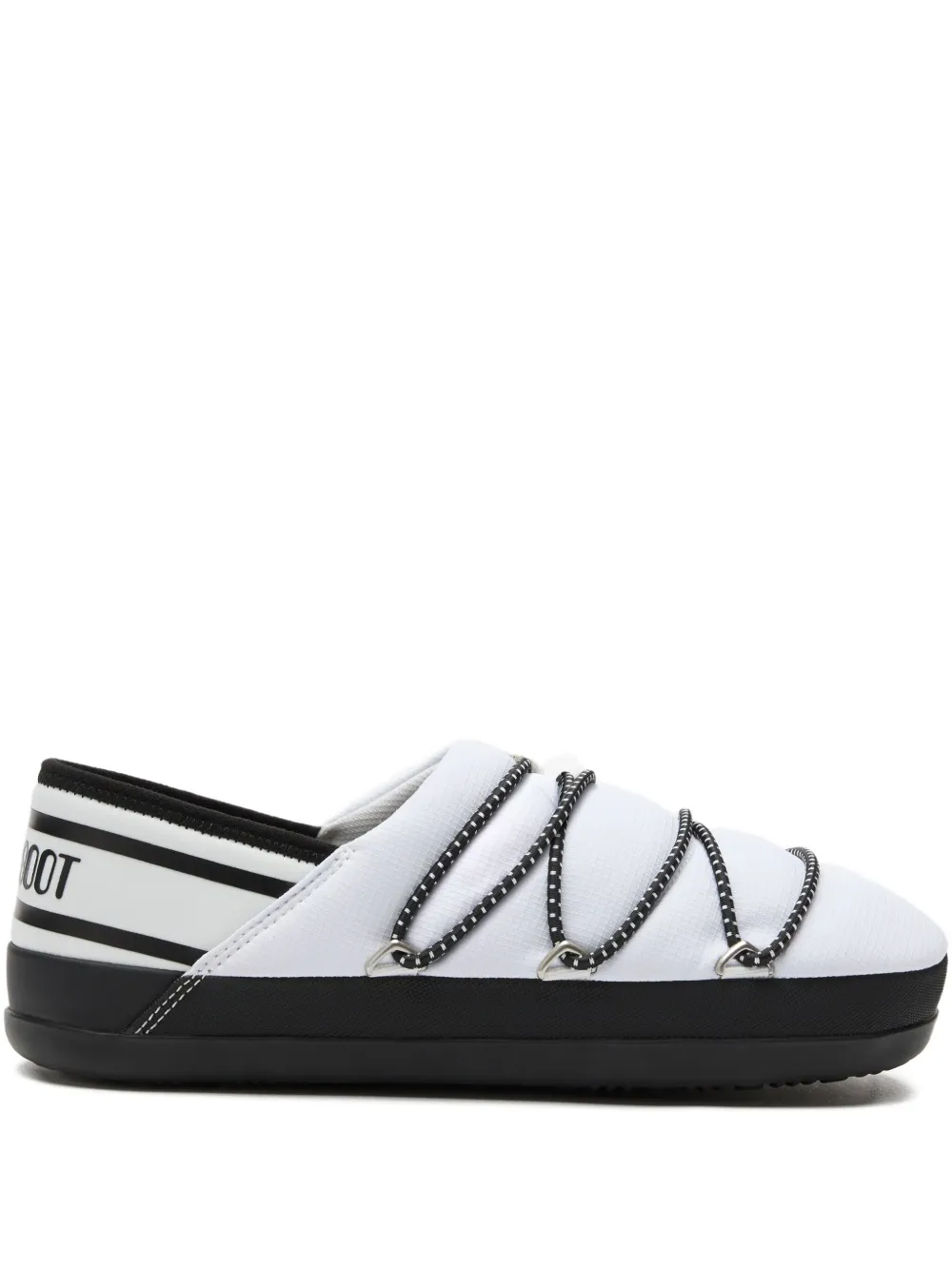 Moon Boot Icon Lace-up Slip-ons In White