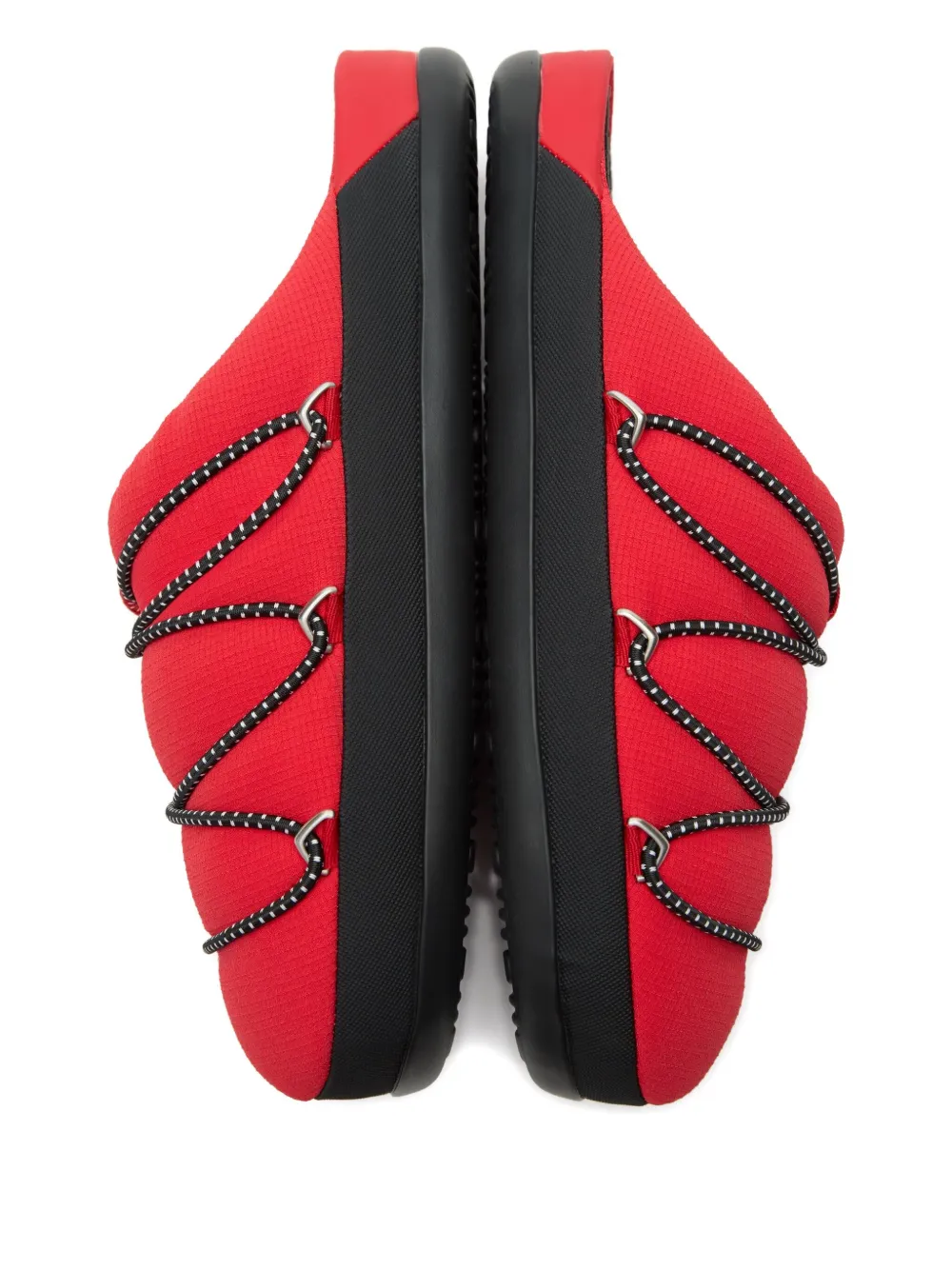 Moon Boot Gewatteerde slippers Rood