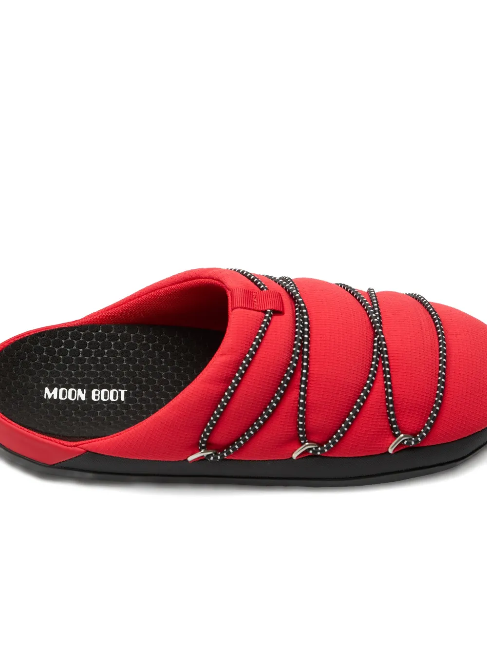 Moon Boot Gewatteerde slippers Rood