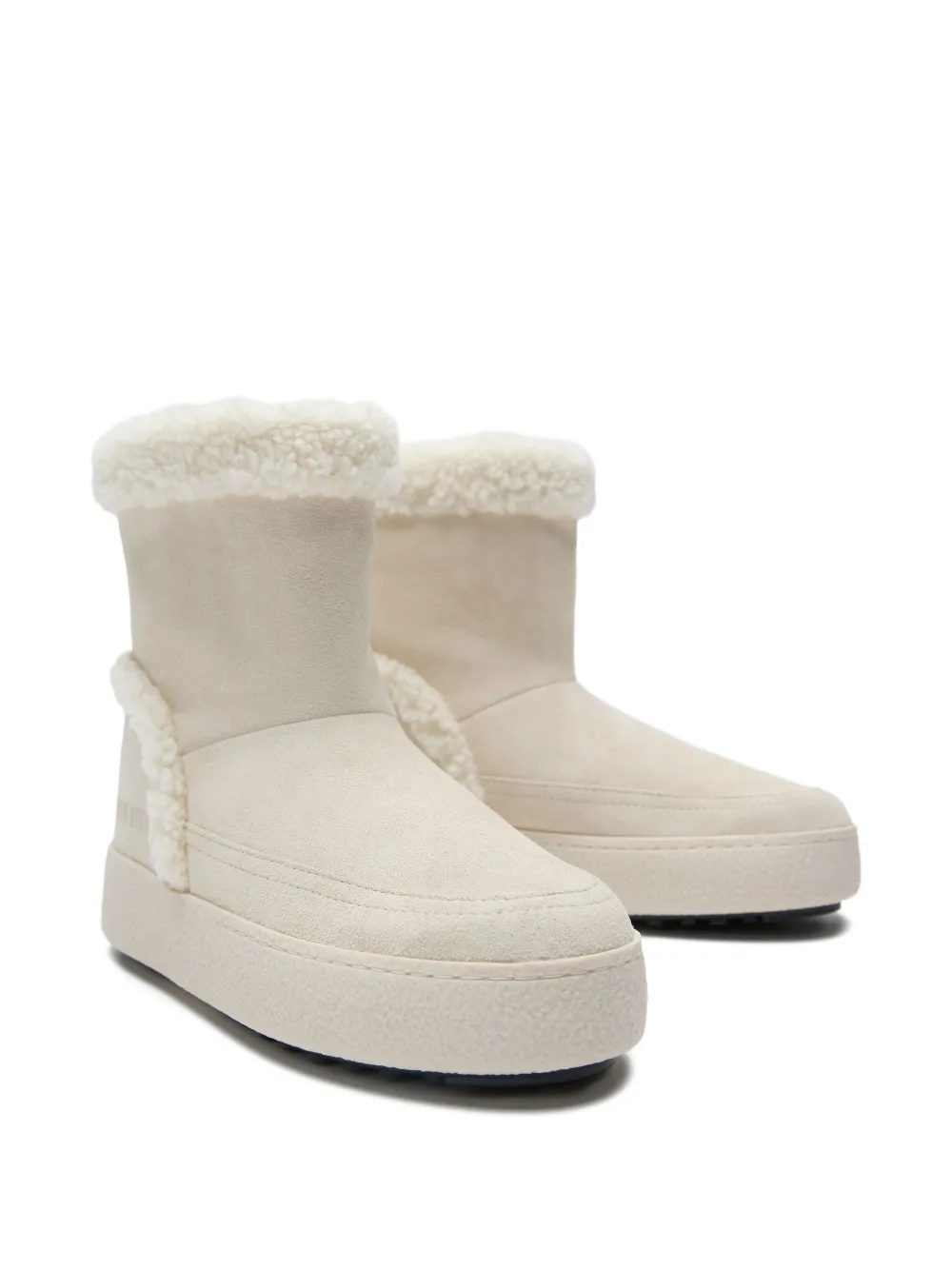 Moon Boot shearling-trimmed suede boots | Ankle Boots | Image 2