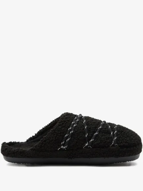 Moon Boot teddy slip on-sandaler