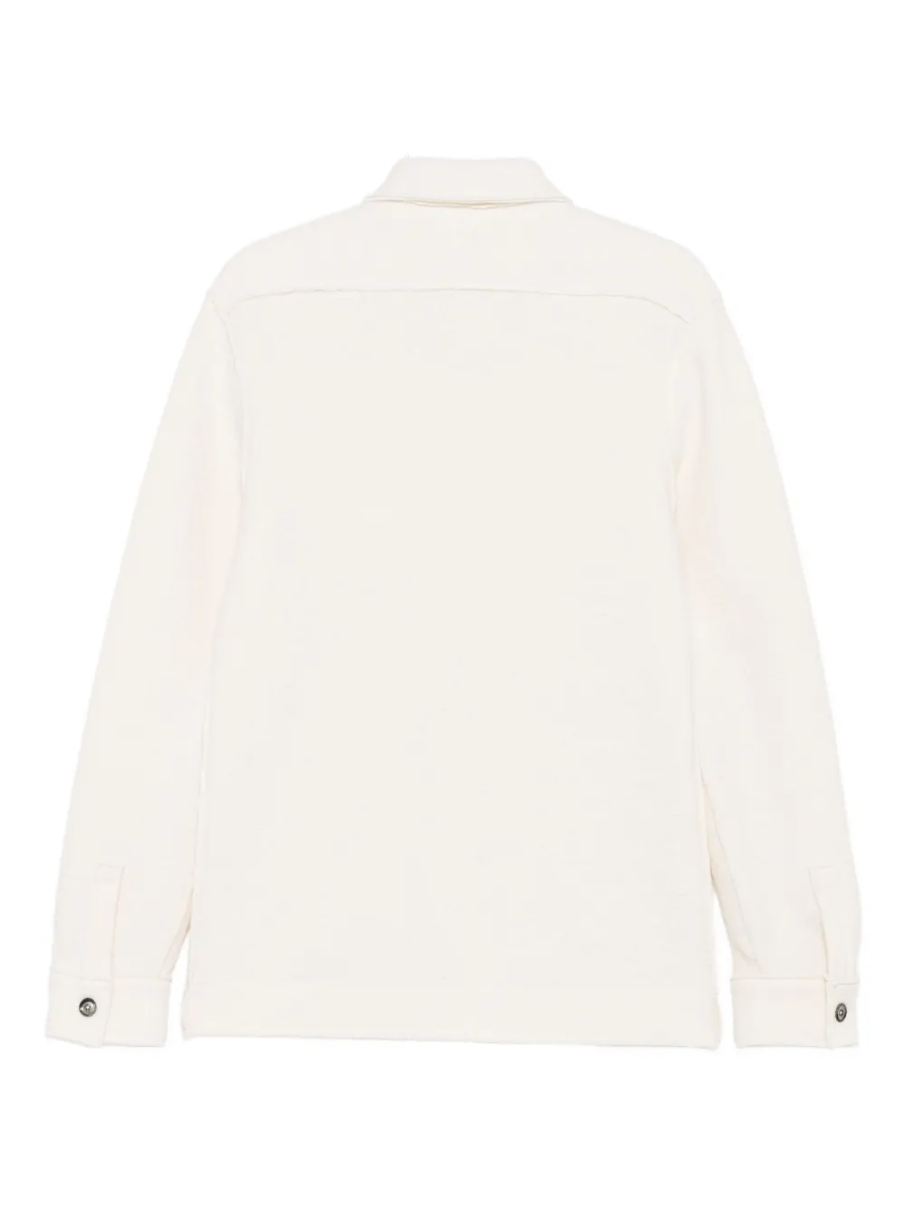 Xacus Button-up overhemd met opgestikte zak - Beige