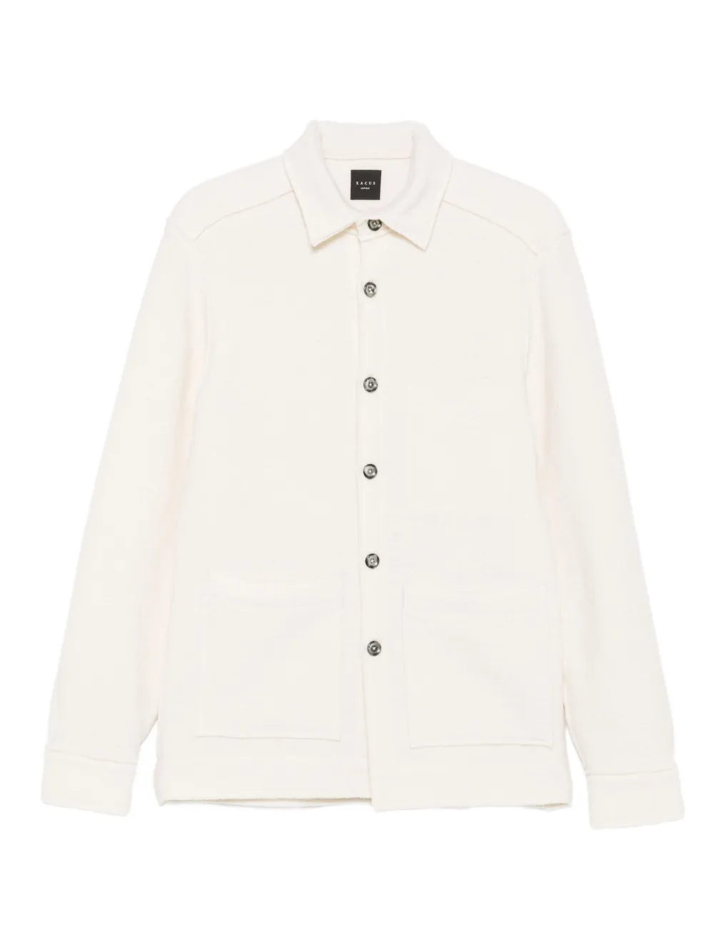 Xacus buttoned-up patch-pocket shirt | Neutrals | Image 1
