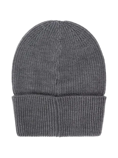Dolce & Gabbana bonnet côtelé à patch logo