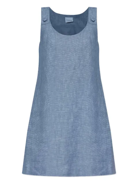 Posse button-detailing sleeveless mini day dress