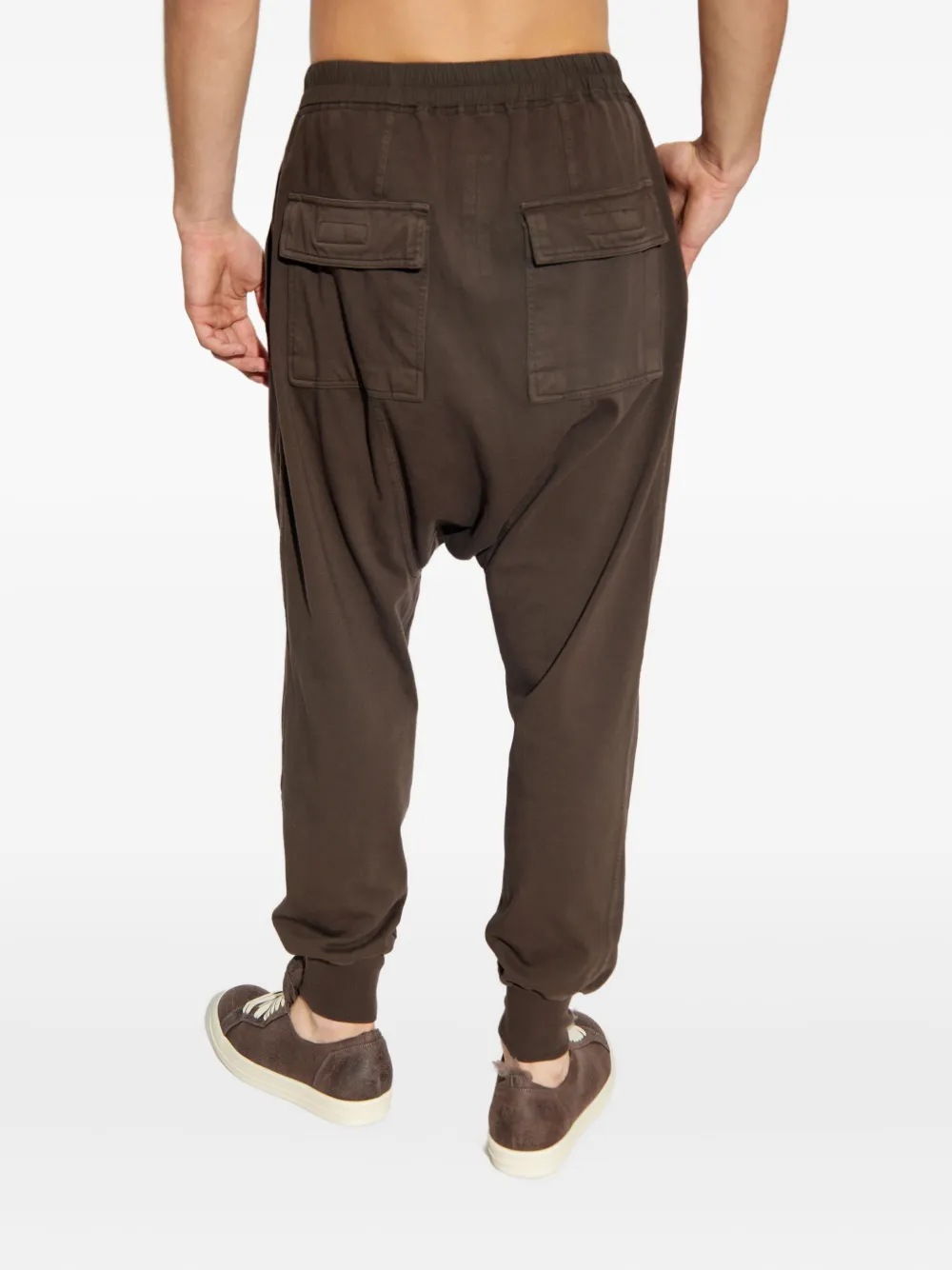 Rick Owens DRKSHDW drawstring cuffed trousers Bruin