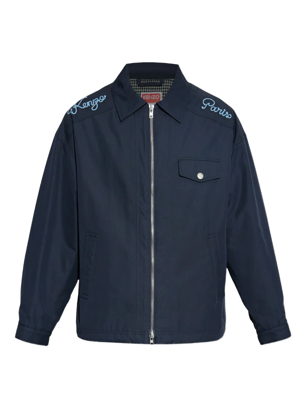 Kenzo Paris embroidered jacket Blauw