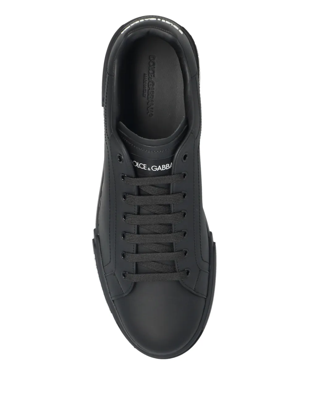 Dolce & Gabbana Sneakers met logodetail Zwart