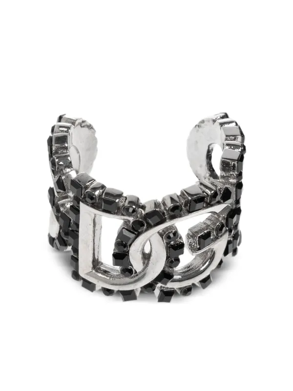 Dolce & Gabbana DG クリスタル リング | シルバートーン