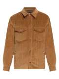 Dolce & Gabbana corduroy flap-pocket shirt jacket - Brown