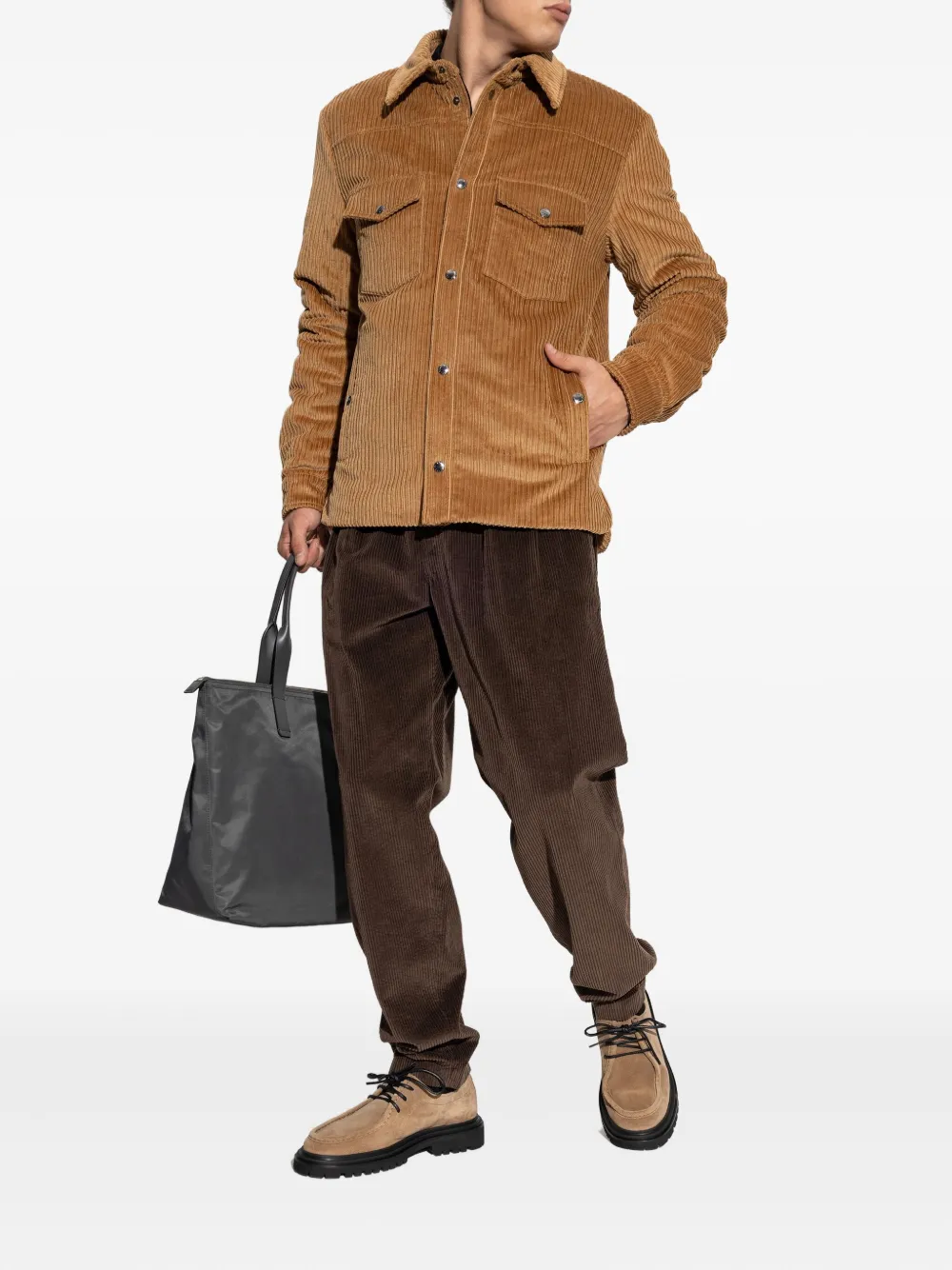 Dolce & Gabbana corduroy flap-pocket shirt jacket | Shirt Jackets | Image 2
