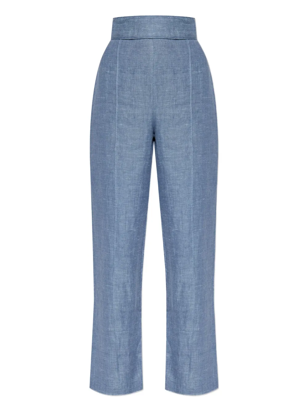 Posse elasticated-waistband crop trousers | Blue | Image 1