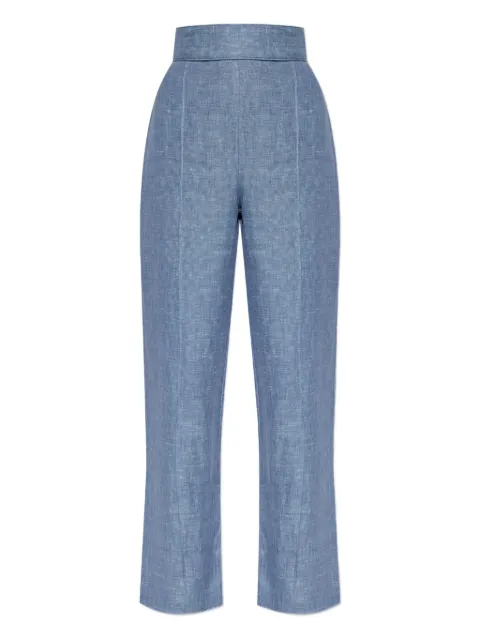 Posse elasticated-waistband crop trousers