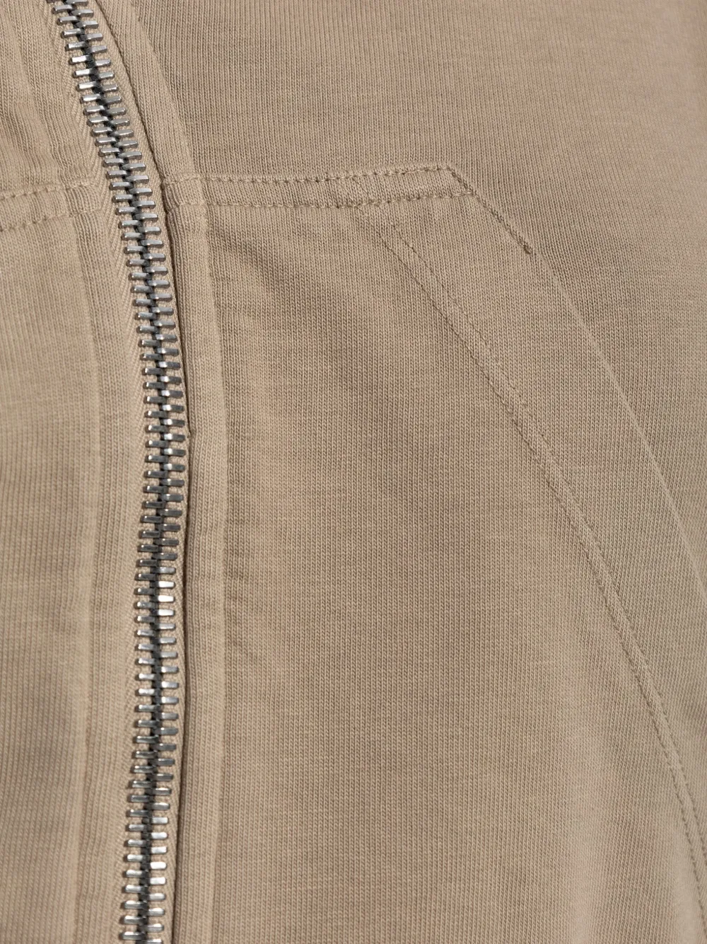 Rick Owens Drkshdw High-neck Zip-front Jacket In Gold