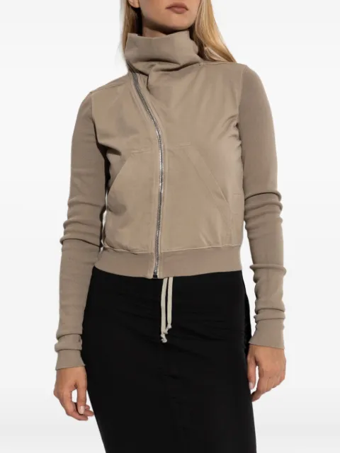 Rick Owens DRKSHDW high-neck zip-front jacket