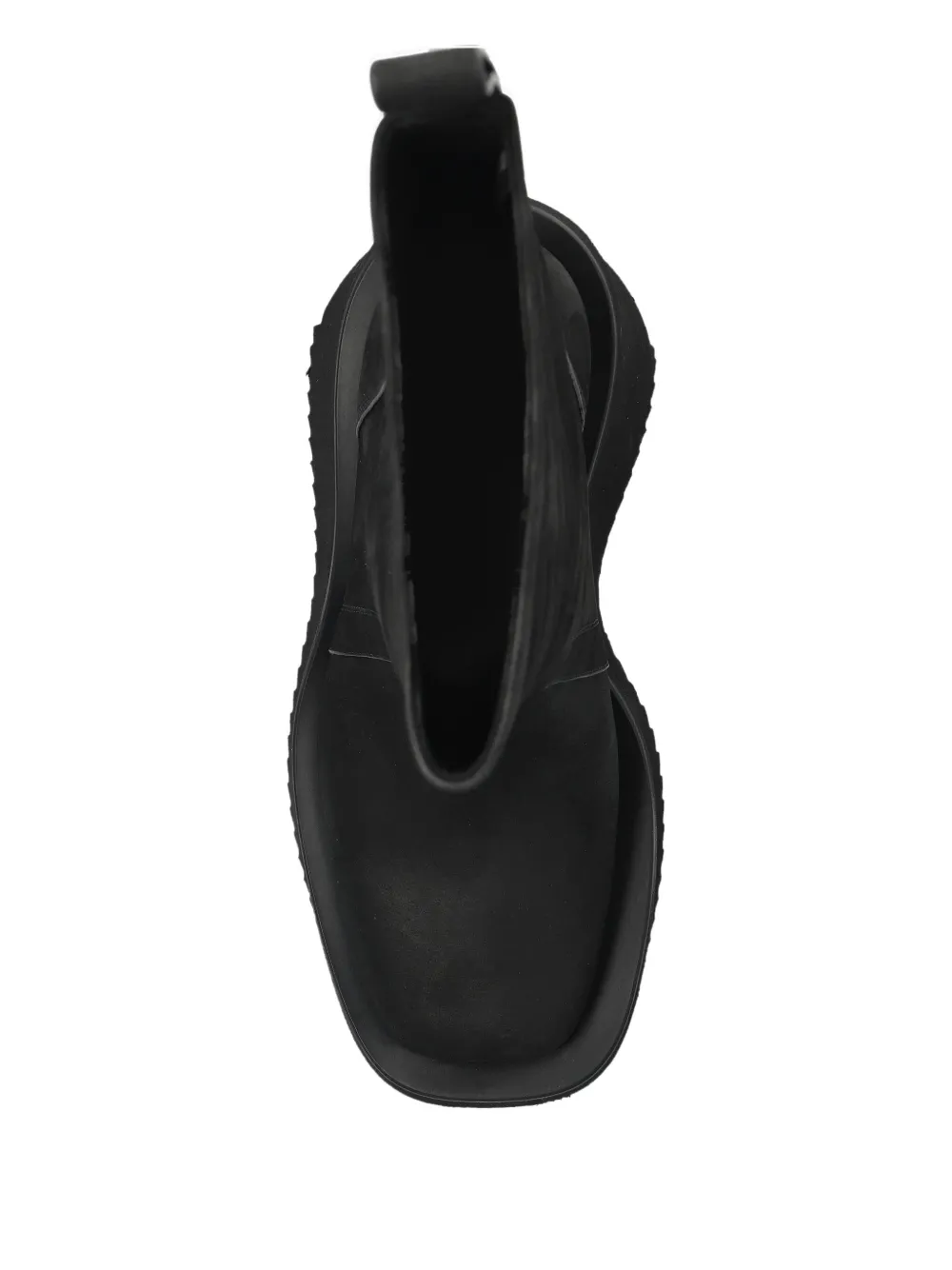 Rick Owens Platform Ankle Boots In Black