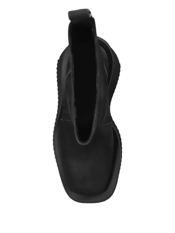 関税送料込み【RICK OWENS】プラットフォーム アンクルブーツ Rick Owens プラットフォーム アンクルブーツ | ブラック