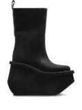 Rick Owens platform ankle boots - Black
