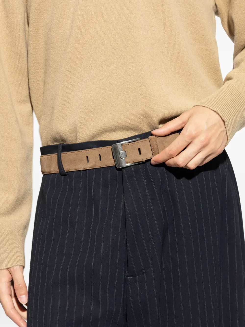 Tod's Suède leren gespriem Bruin