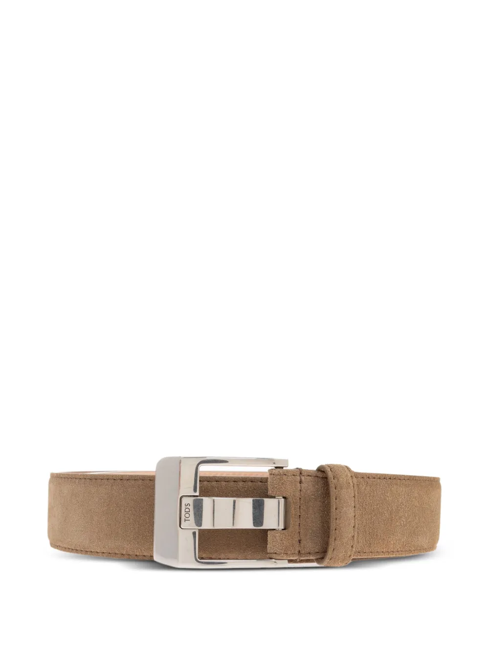 Tod's suede-leather buckle belt | Brown | Image 1