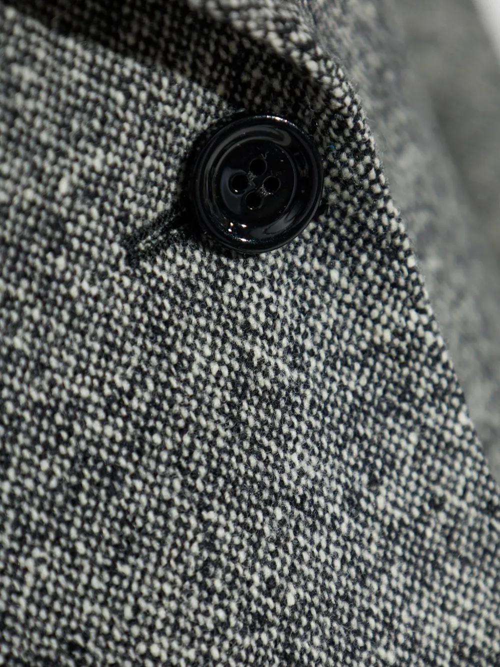 Dolce & Gabbana single-button tweed jacket Grijs