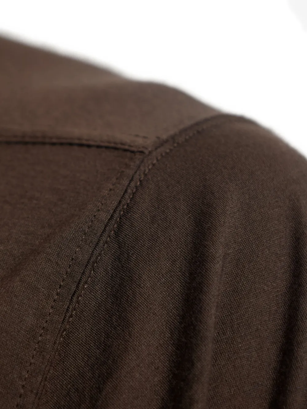 Rick Owens DRKSHDW T-shirt met afwerking Bruin