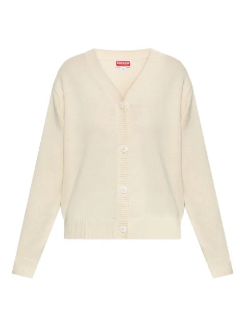 Kenzo tiger-embroidery buttoned cardigan