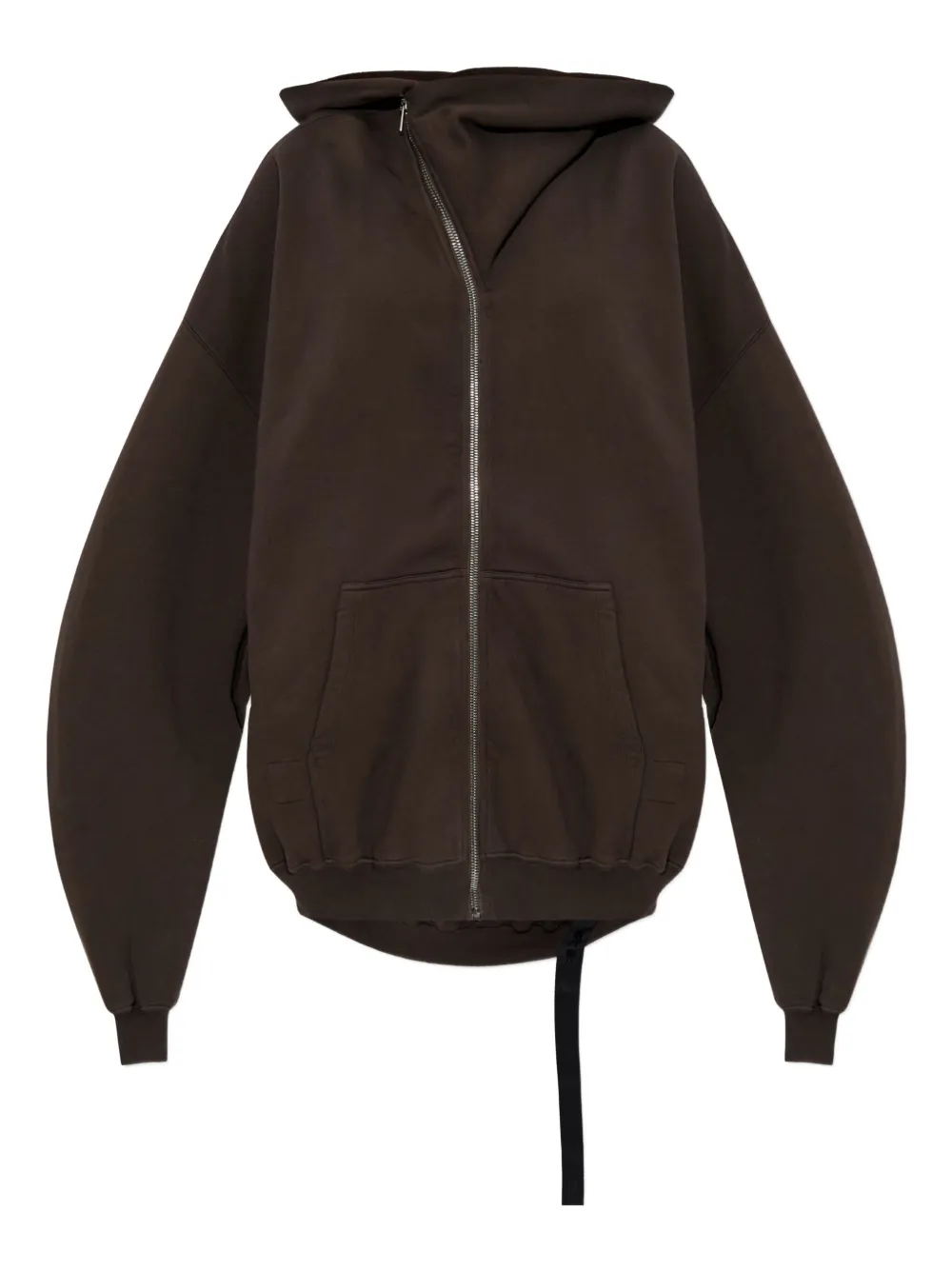 Rick Owens Drkshdw Long-sleeved Sweatshirt In Brown