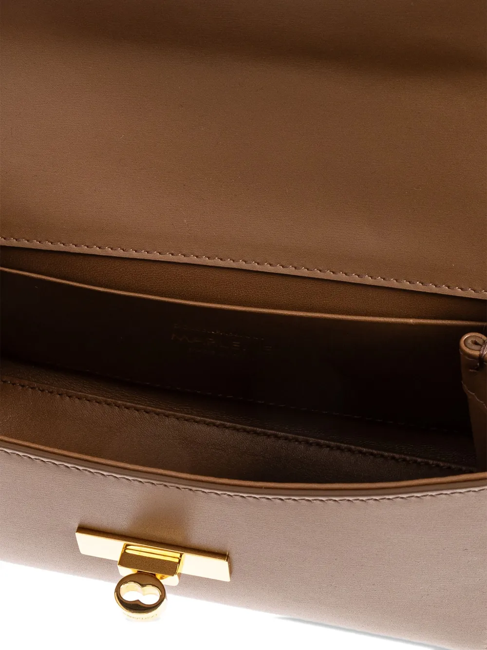 Dolce & Gabbana Marlene City mini-shopper met kettingbandje Bruin