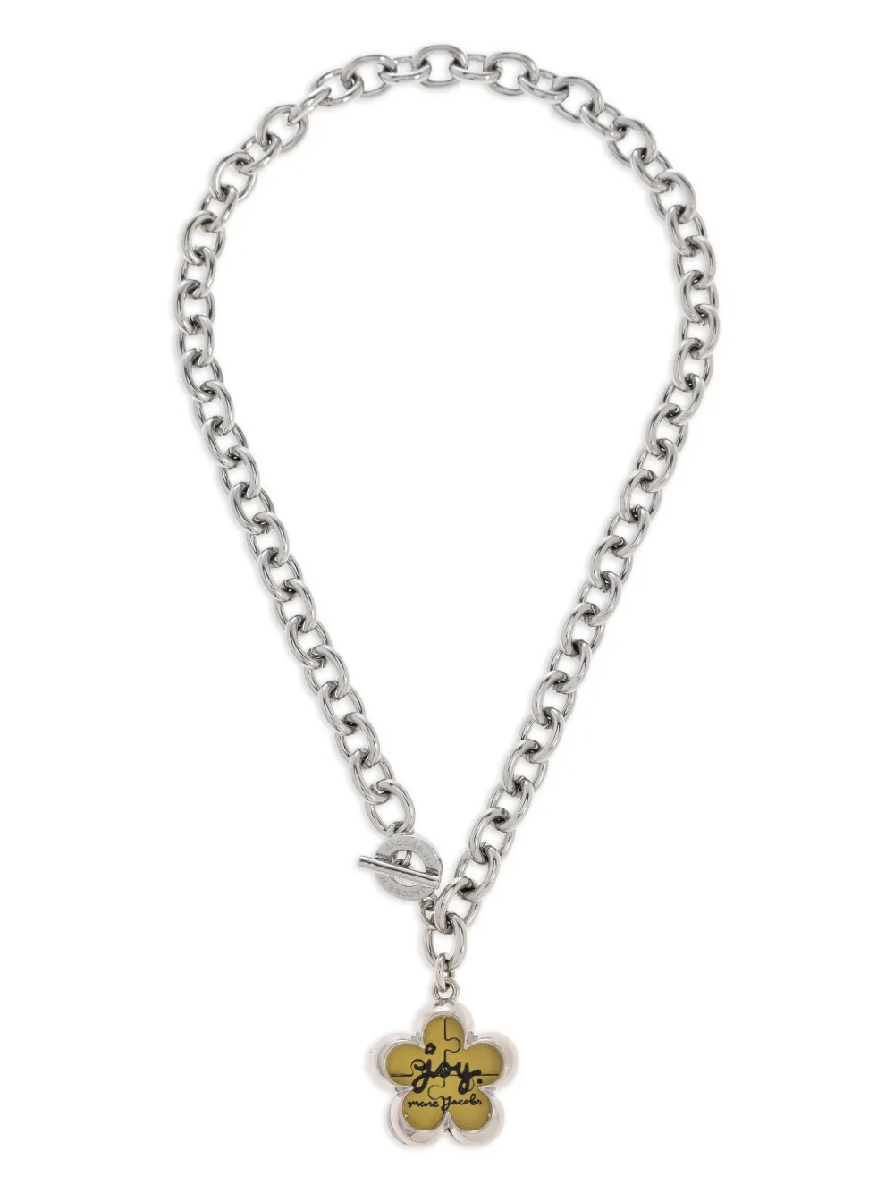 Marc Jacobs flower-charm chain necklace | Silver | Image 1