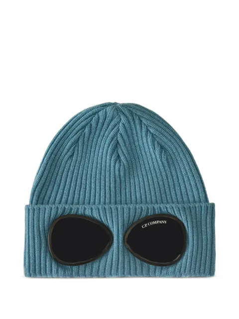 C.P. Company Kids Goggle-lenses ribbed beanie