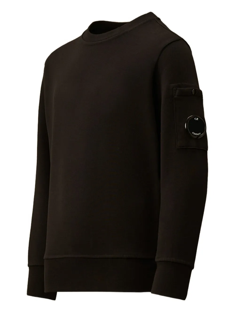 C.P. Company Kids Trui met opgestikte zak Zwart